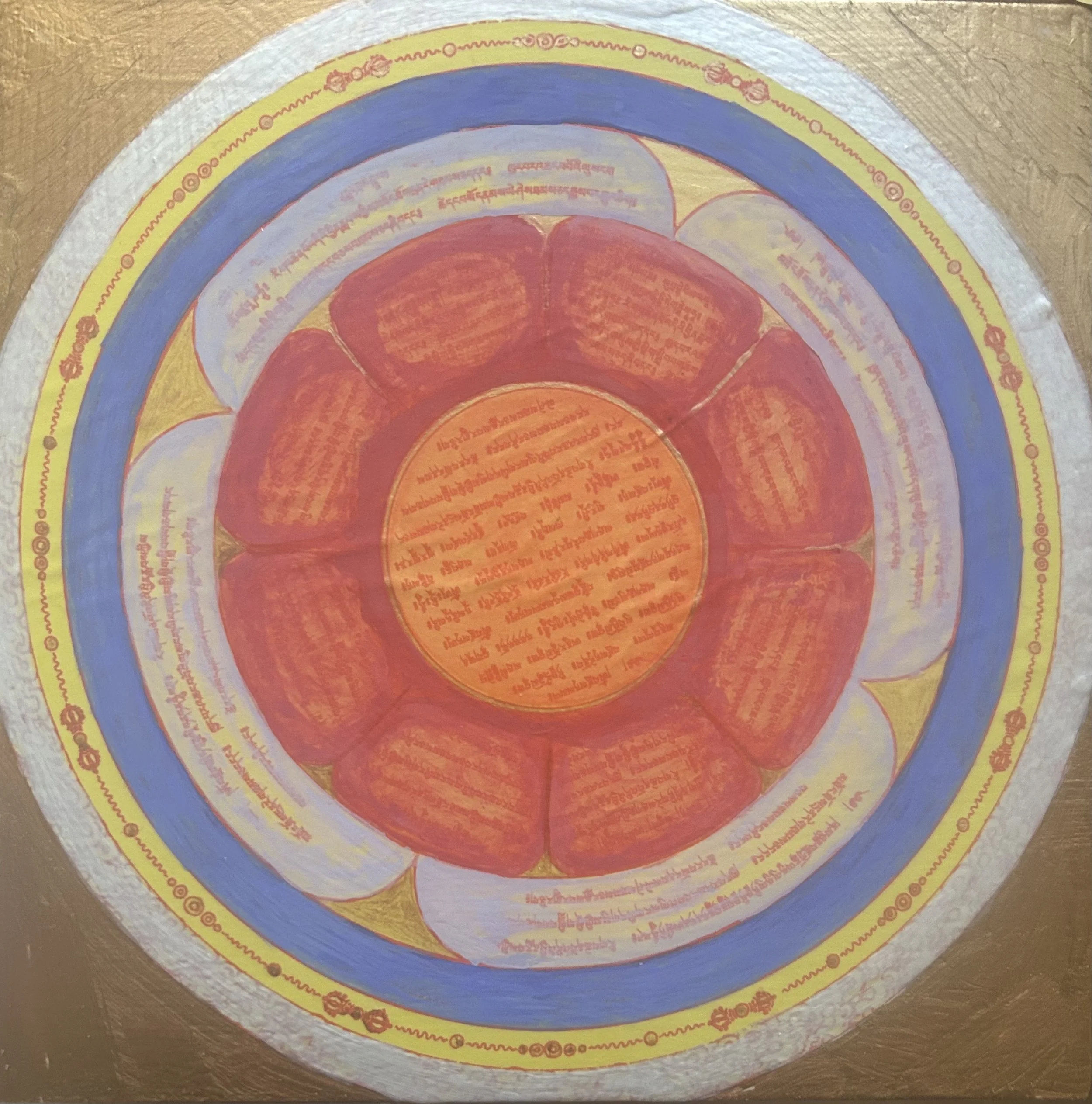 Lotus Mantra Mandala 1