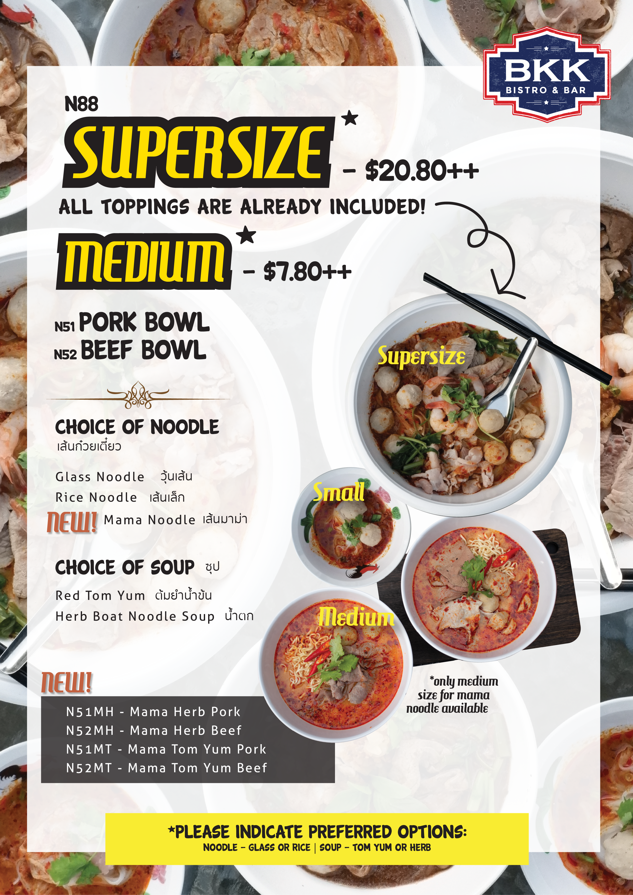 Bkk Bistro Bar Menu Imperium Group