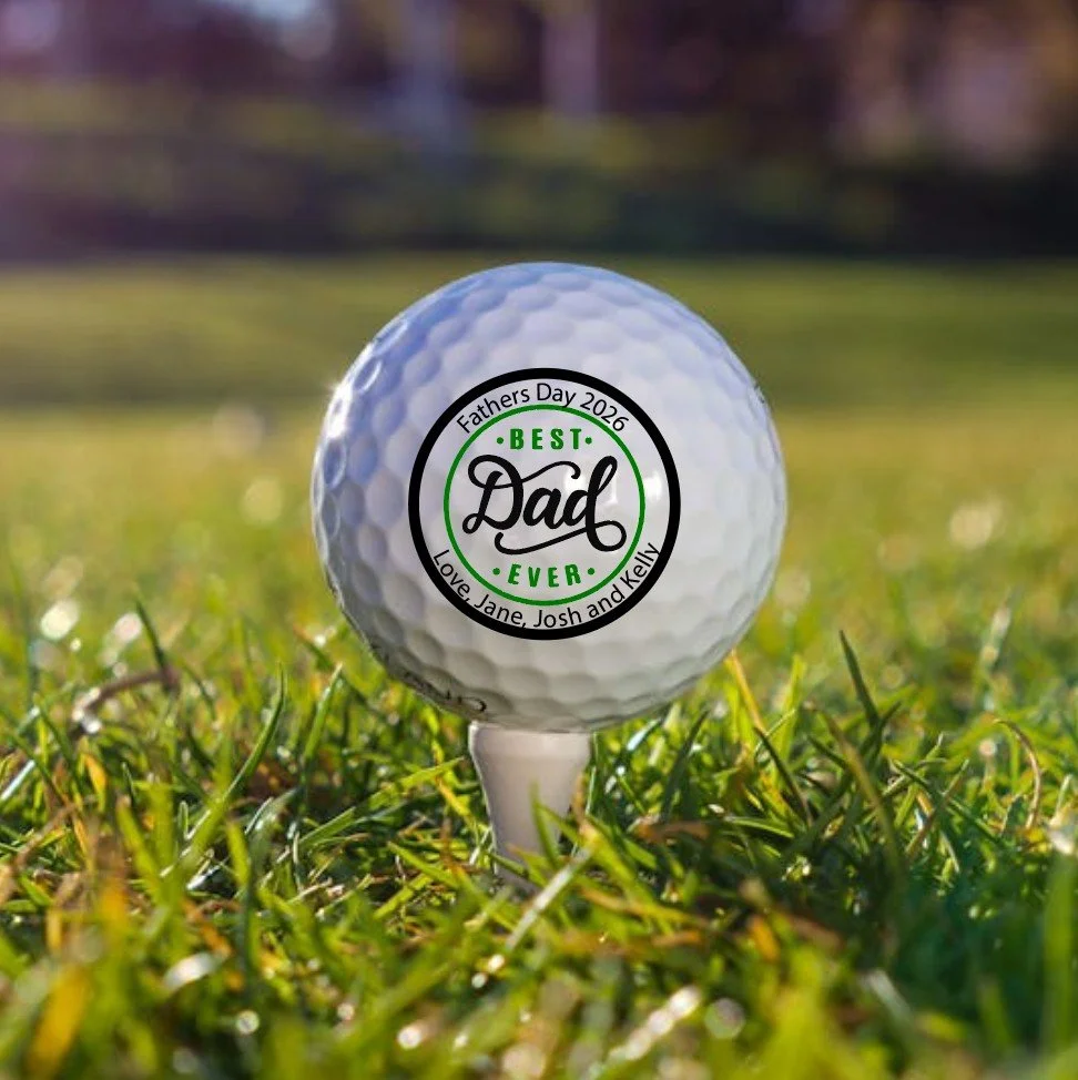 Fathers Day Custom Printed Golf Balls