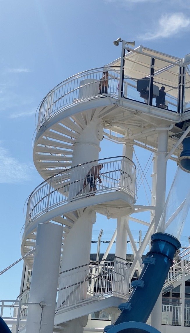 Aqua Loops Water Slide, one of the many reasons to cruise on Norwegian.