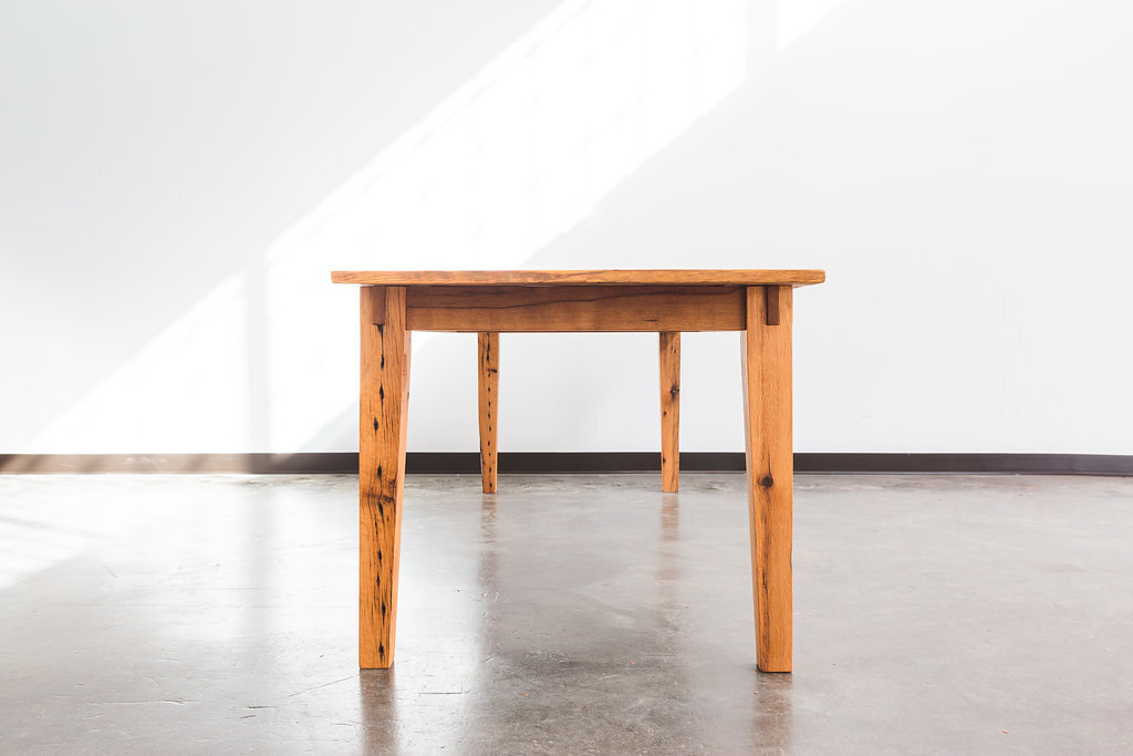 Bullet Table in Rustic Oak