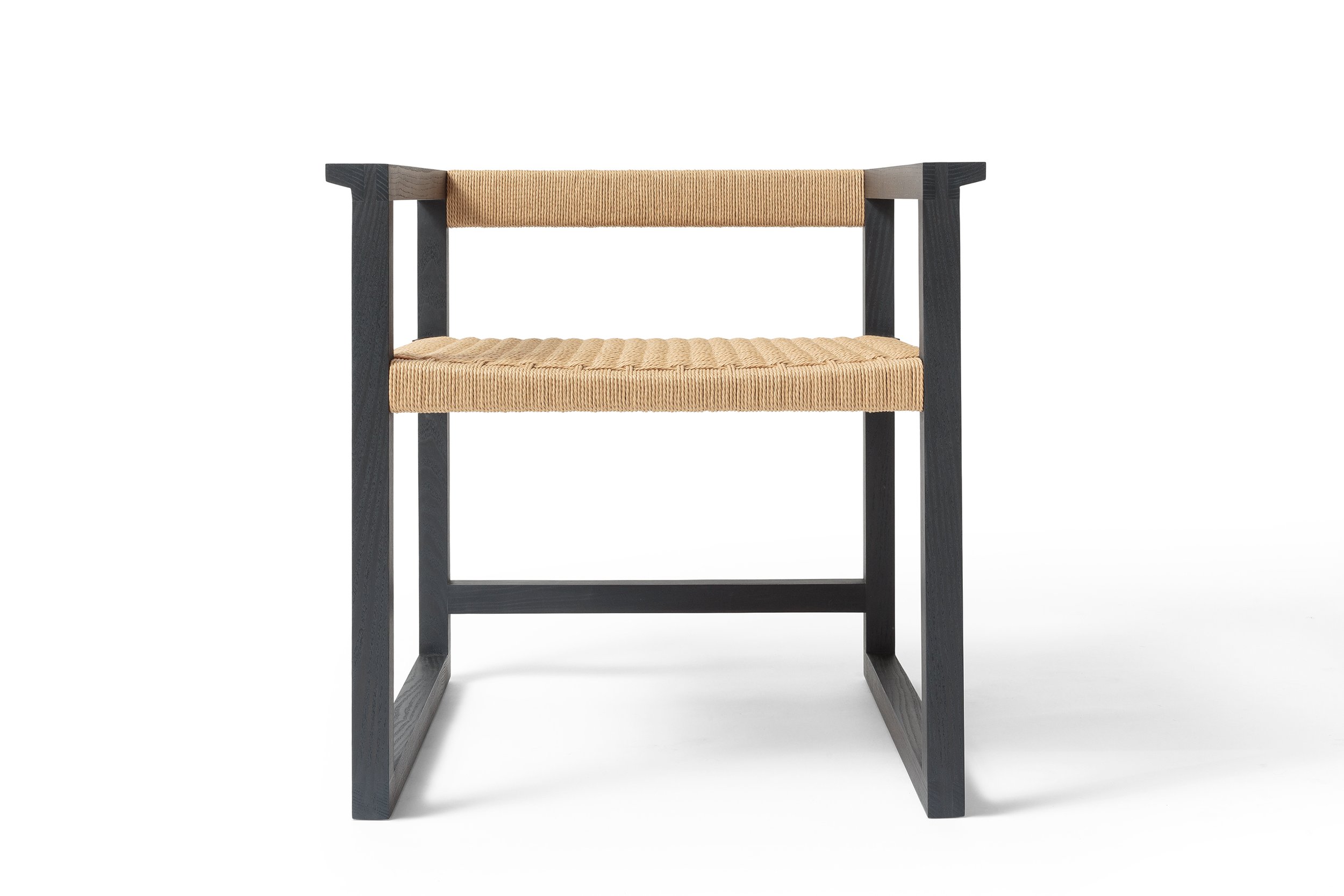 Canva Chair in Blackened Ash