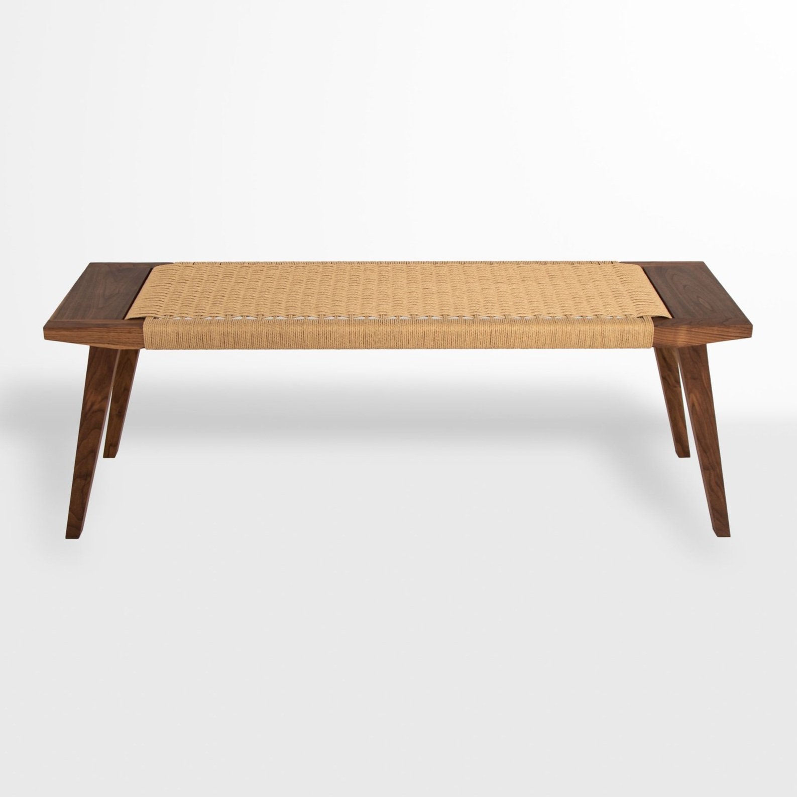 Canva Bench in Walnut | Natural Danish Chord