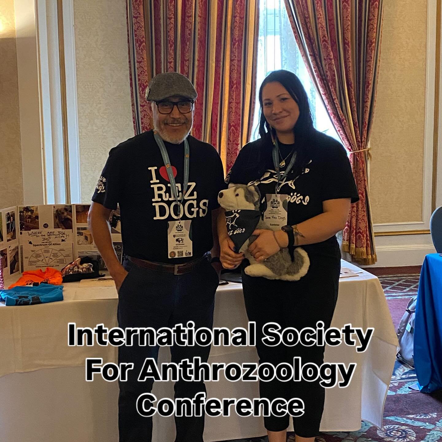 Reppin&rsquo; for rez dogs on National Indigenous Peoples Day 🧡🐾

Met Dr. @michaelyellowbird at the ISAZ Annual Conference and heard his powerful keynote, &ldquo;The Future of Rez Dogs: Quantum Canines &amp; AI.&rdquo;

Michael is an OG champion fo