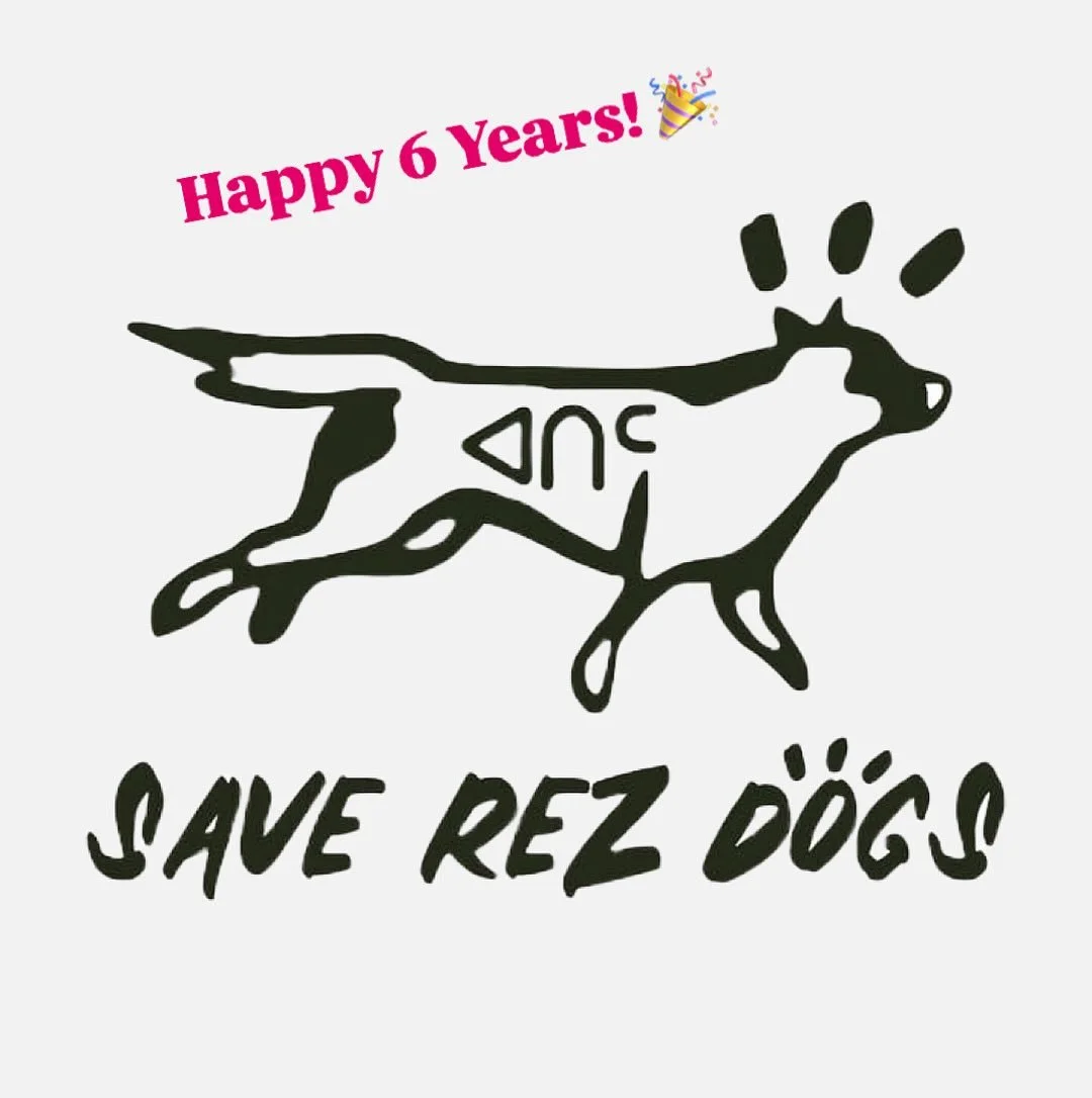 Wow. 6 years of Save Rez Dogs online.
6 years of grassroots truth-telling, settler checking, dog saving, youth uplifting, merch packing, fund hustling, and inbox holding.
Still unfunded. Still sovereign. Still here.

We&rsquo;ve fundraised, presented