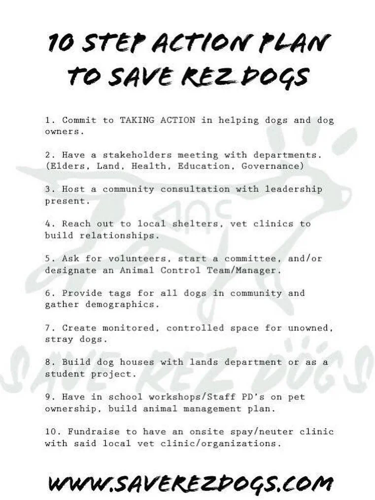 You know what&rsquo;s scary this Halloween?
🎃 A rez without an ethical dog management plan.

Reposting this 10-Step Action Plan I wrote 6 years ago because communities are still asking where to start.

Start here.
Build your own local plan.
Center y