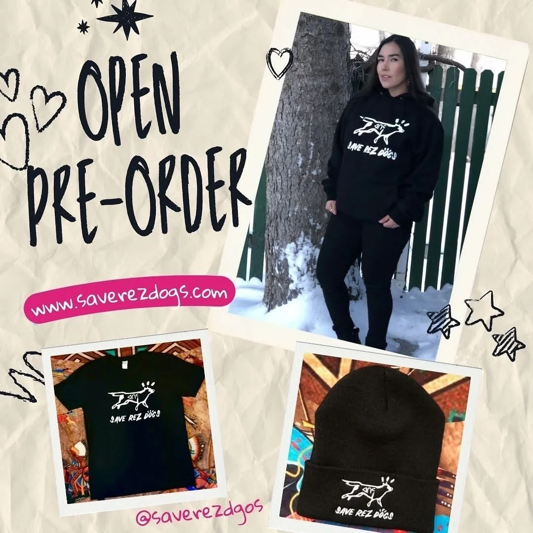 PRE ORDERS OPEN NOW!! ❤️&zwj;🔥❤️&zwj;🔥❤️&zwj;🔥❤️&zwj;🔥
www.saverezdogs.com
Get your hoodie, toque, tshirt, &amp; bandana!!

Order now while quantities last. What&rsquo;s left over will be sold at the @punksforpups music festival fundraiser Nov. 2