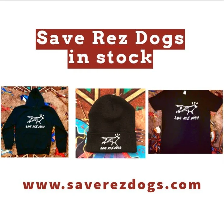 🔥 Save Rez Dogs Merch Drop 🎄
Hoodies, tees, toques, &amp; 2026 calendars are back in stock. 🐾 
(Also, if you submitted pics of your dog for the calendar, they made the cut!) 

Every purchase supports REAL, Indigenous-led education, community care,