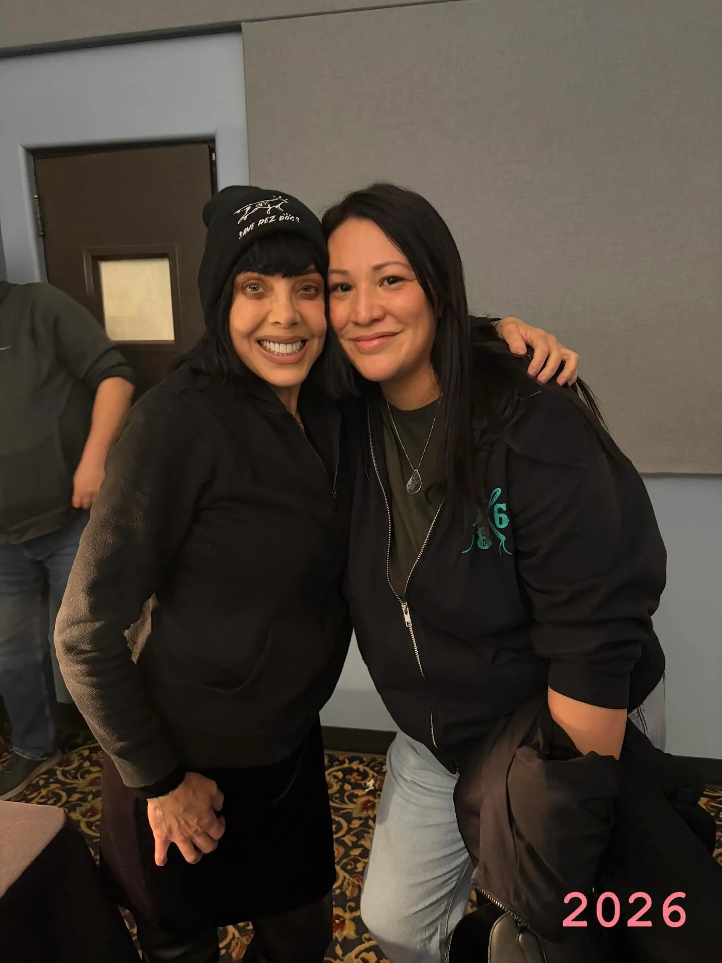 Meeting Her Majesty, the Mother Punk, Bif Naked. 🖤
She&rsquo;s been cheering on Save Rez Dogs since our first anniversary. It was an honour and a star-struck moment to finally meet her.
Bif has always been a fierce advocate for animals and an ally t