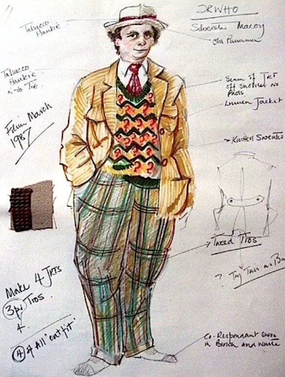 The original sketch by BBC designer Ken Trew