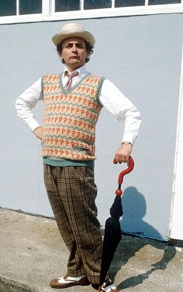 Taken during filming ‘Delta and the Bannermen’ in 1987