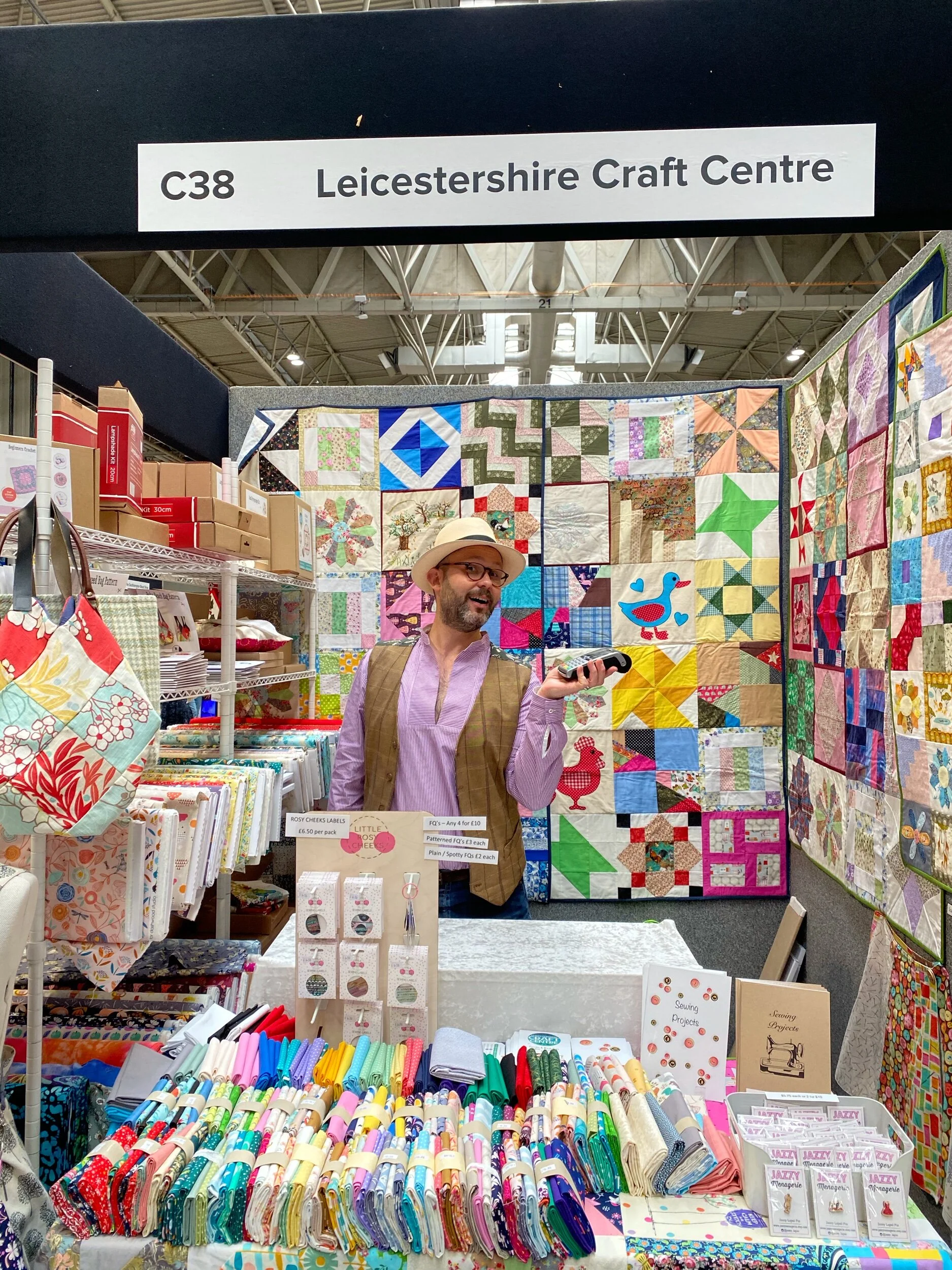 On the Leicestershire Craft Centre stand