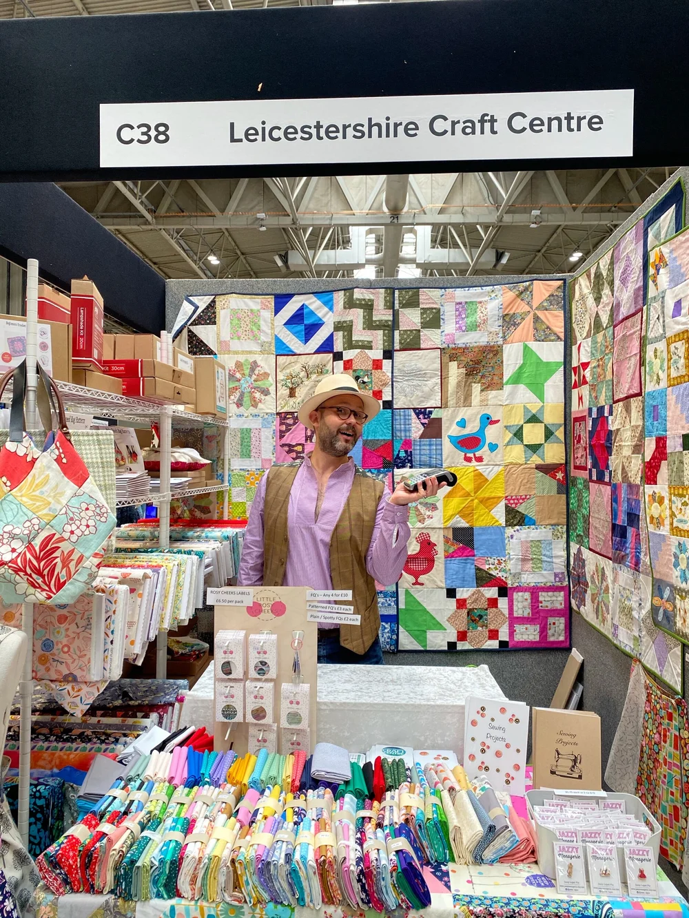 On the Leicestershire Craft Centre stand