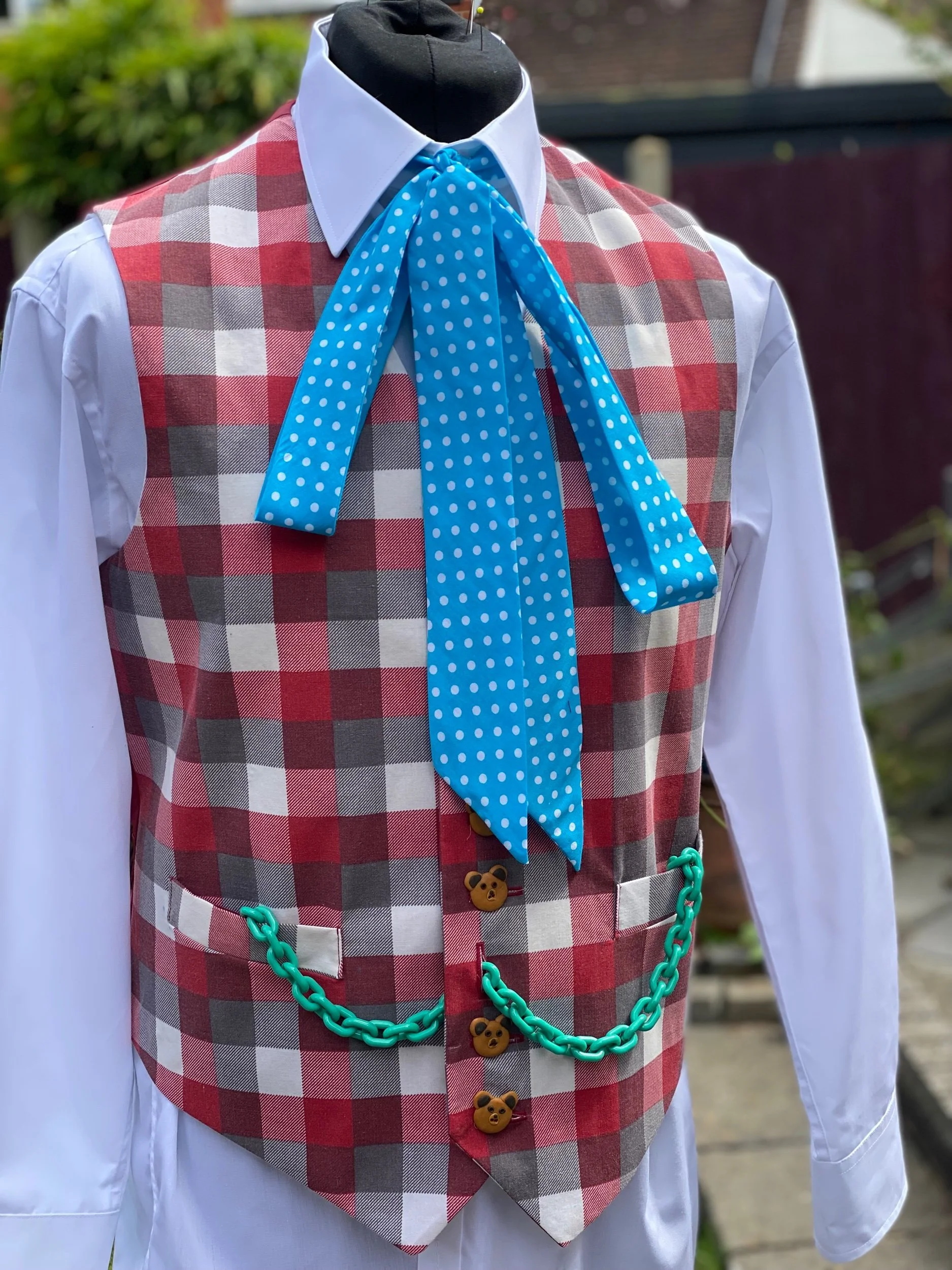 Sixth doctor replica waistcoat