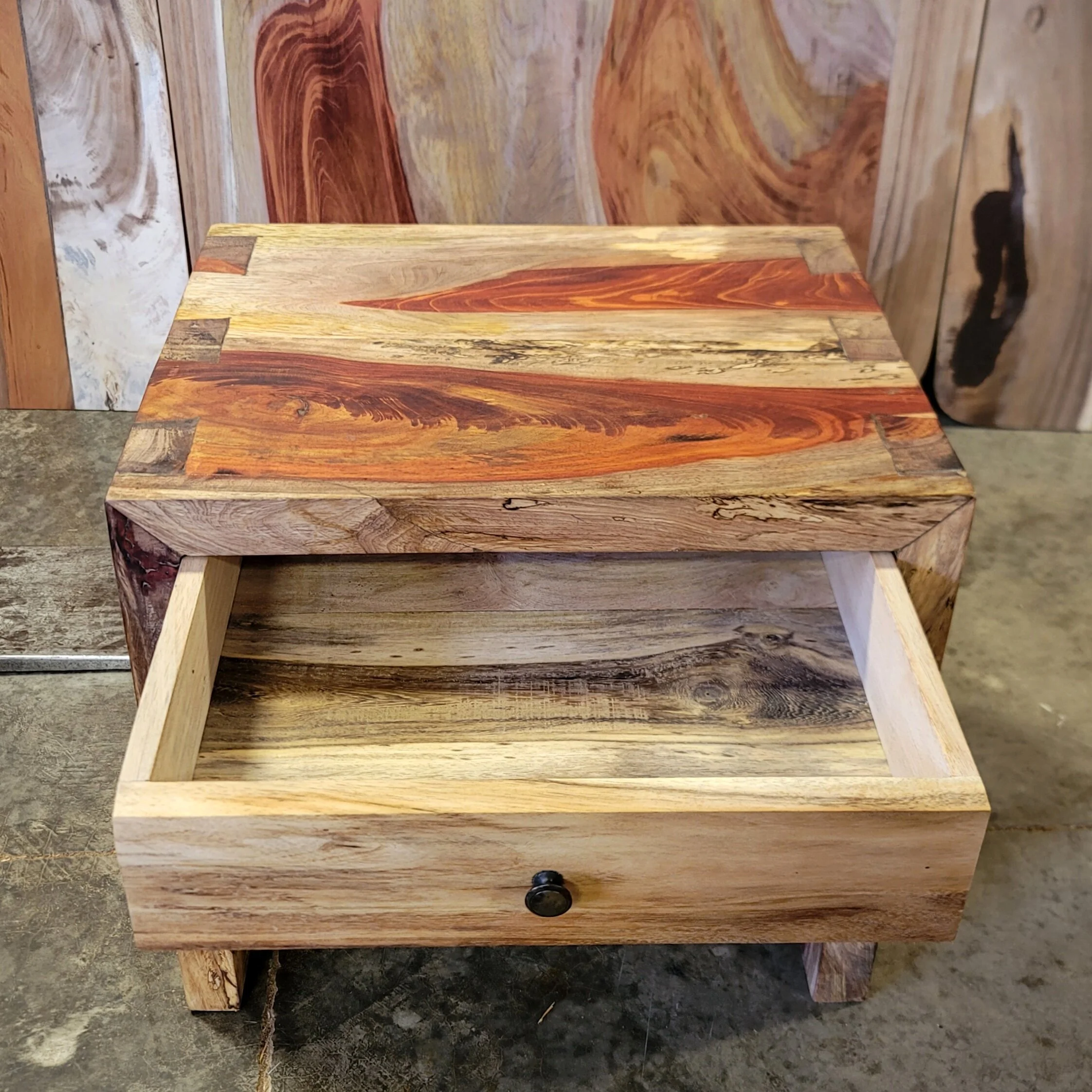 Strong Bench w/ Drawer — Tropical Salvage