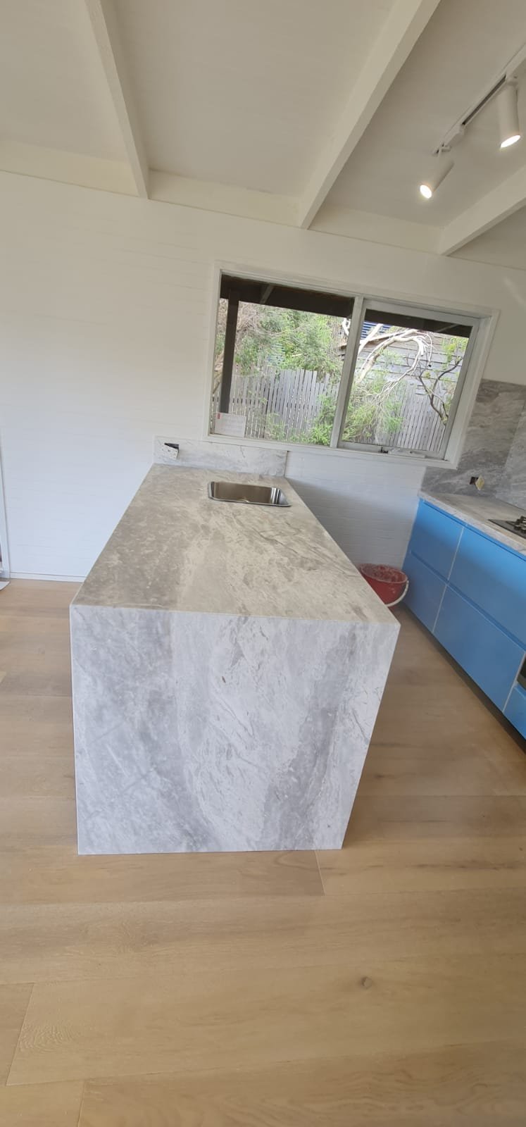 Kitchen with Alba Marble by Rock Emporium