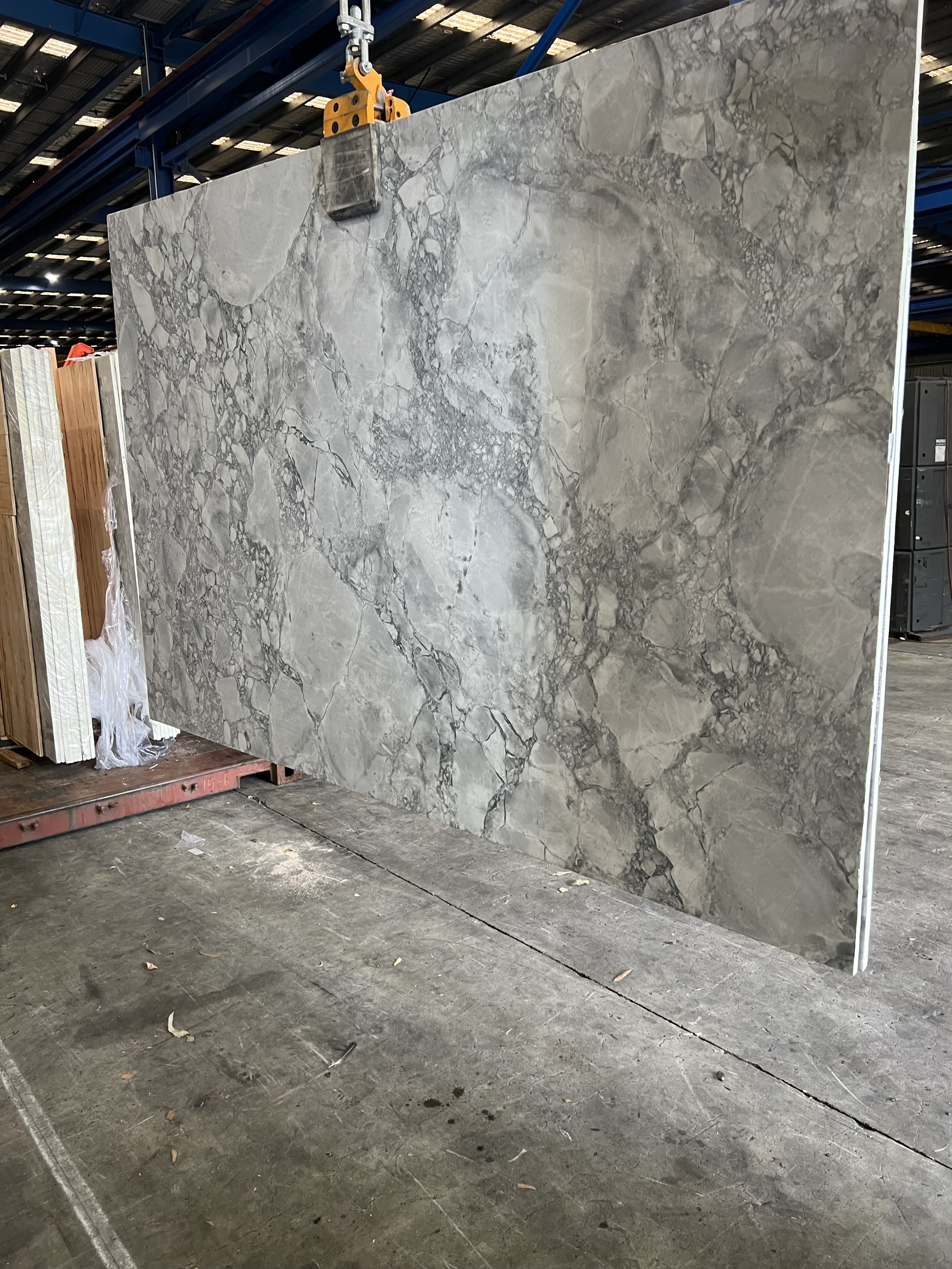 Super White Honed 20mm Slabs - by Rock Emporium