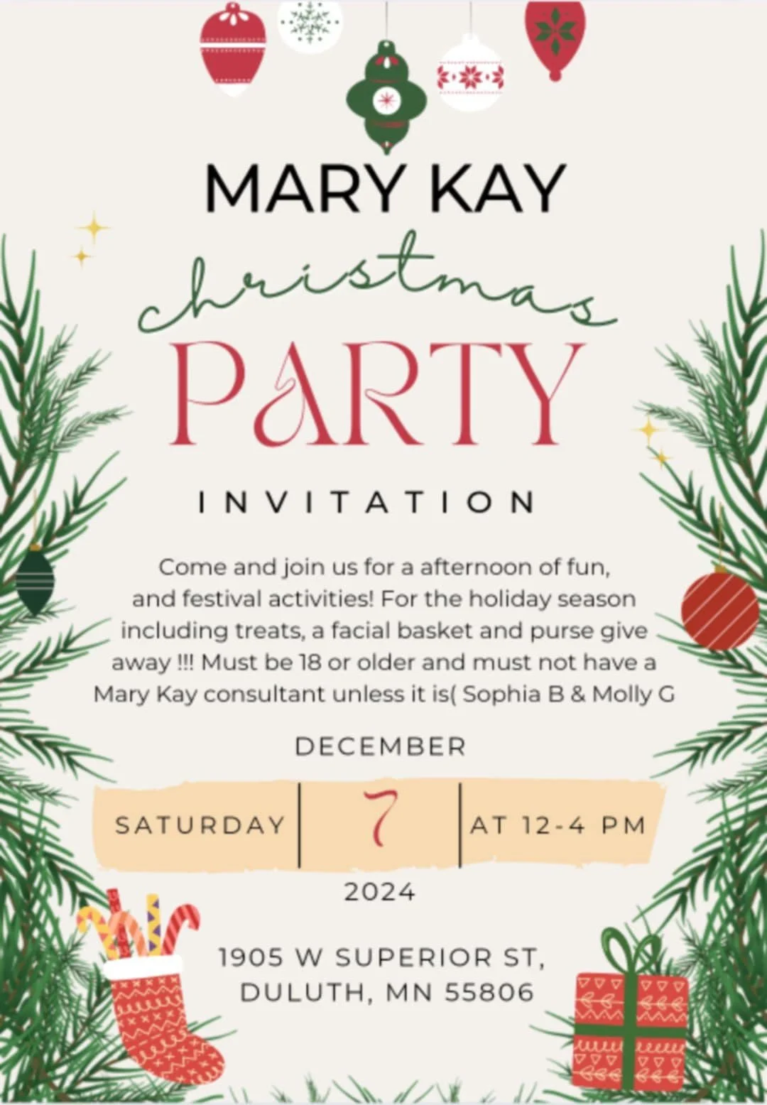 Mary Kay Christmas Party 