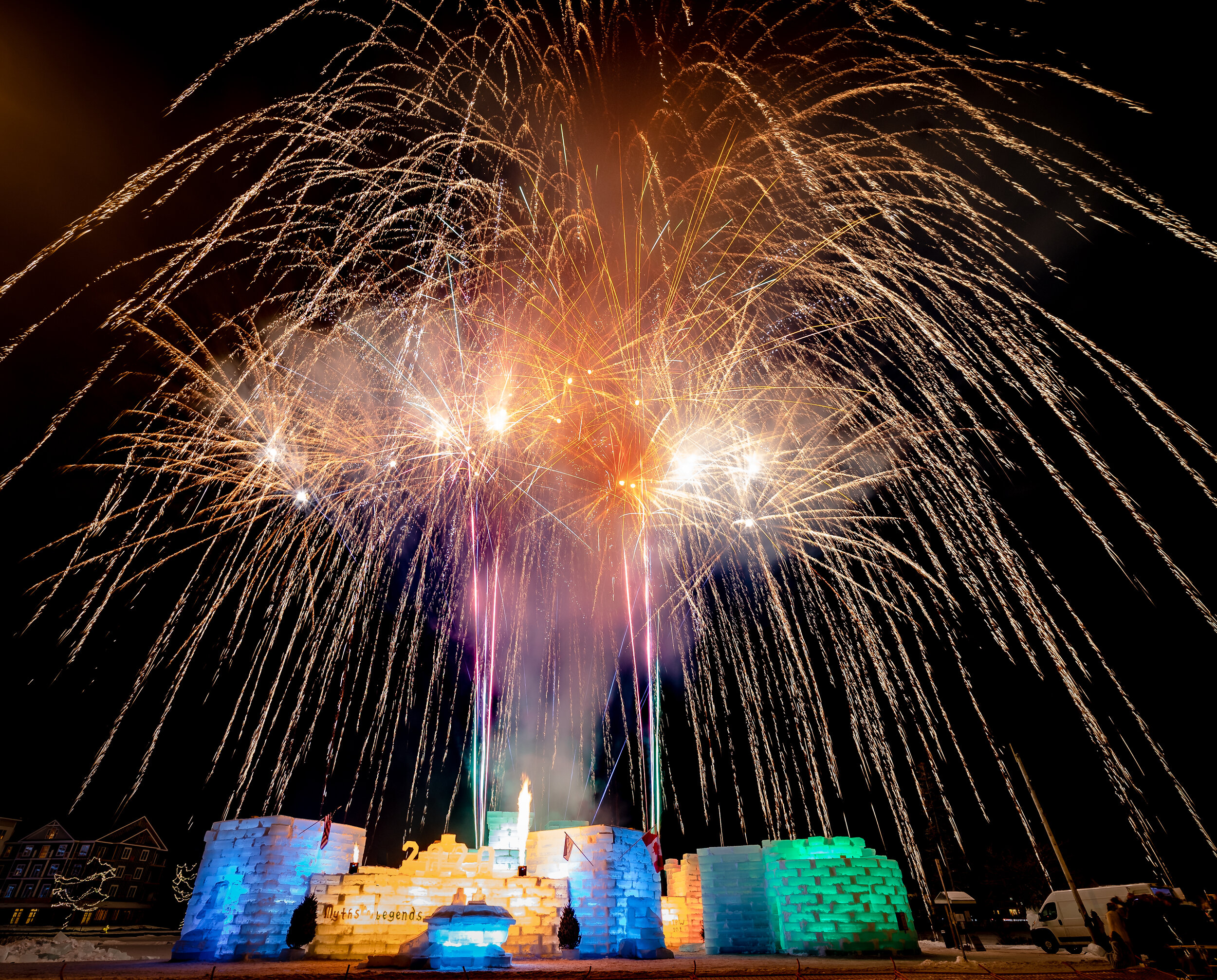 Saranac Lake Winter Carnival Fireworks Show