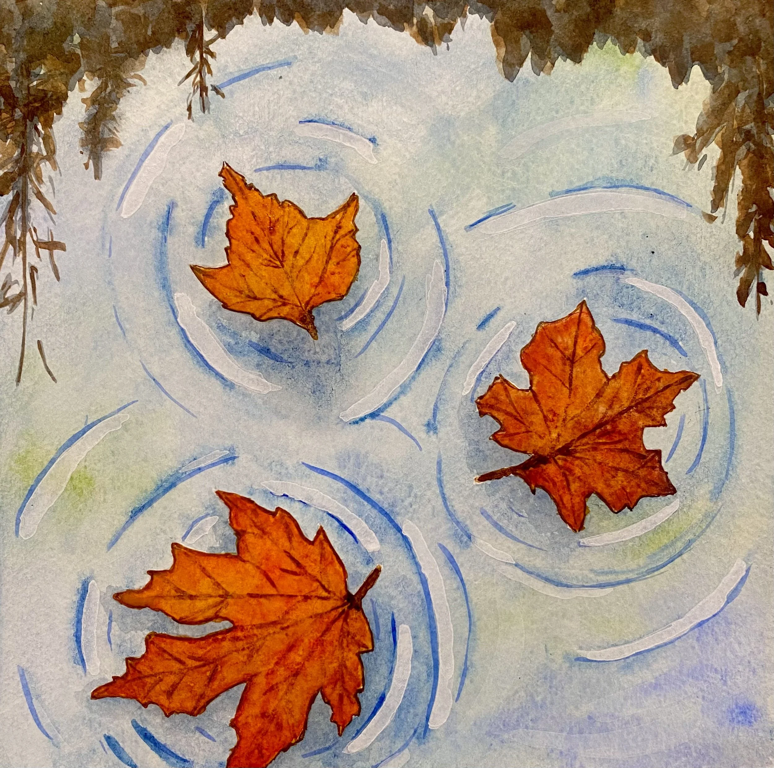 SIGN-UPS CLOSED for Fall Reflections paint-and-sip at Moonshine and Co.