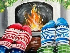 Cancelled Cozy Christmas Card Class 