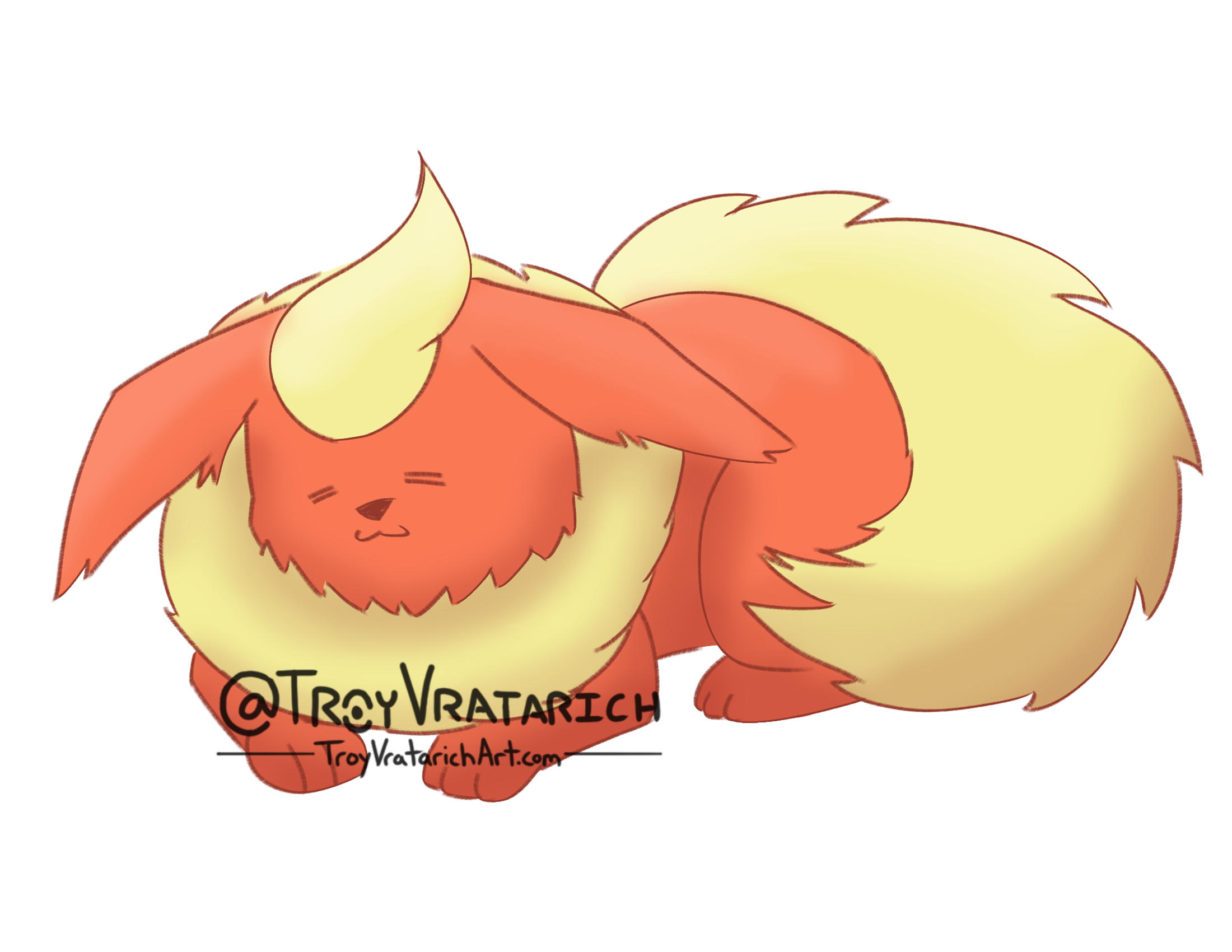 Flareon Sleep.png