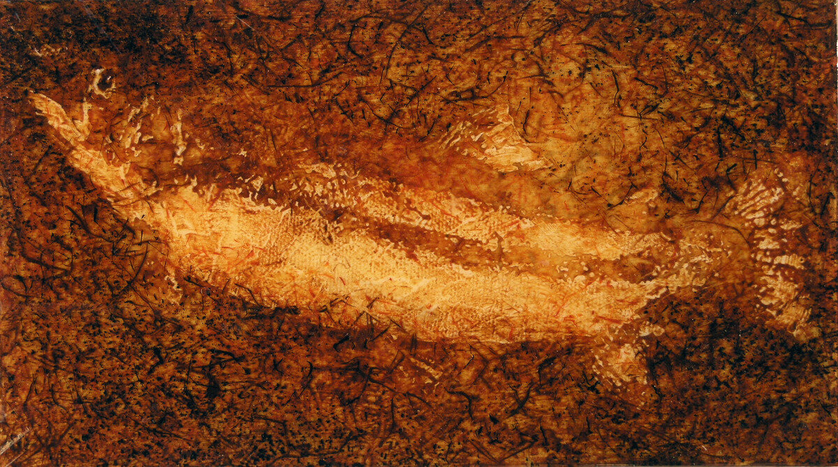 Amber Brown Trout Mount 