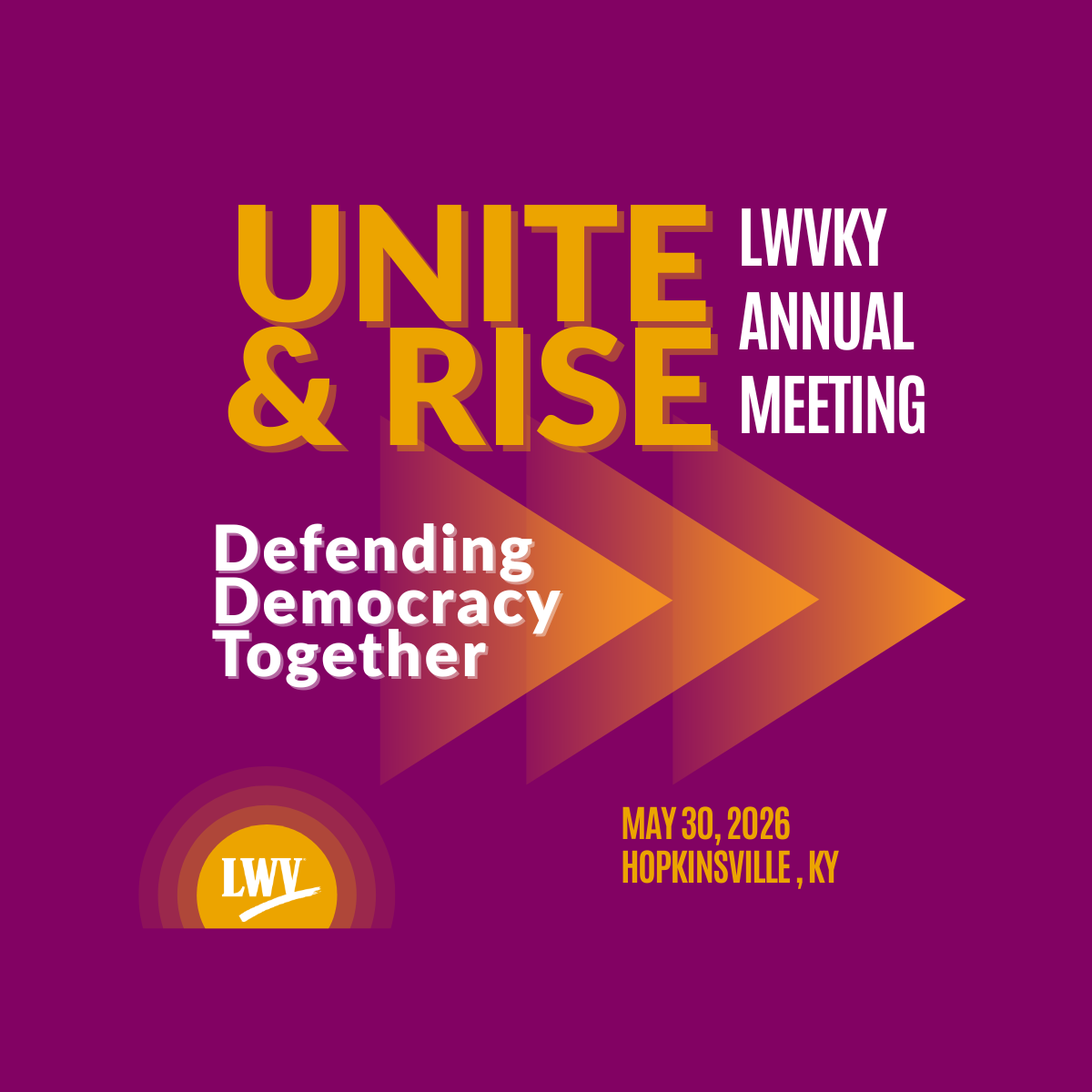 LWVKY Annual Meeting (IN PERSON)- Saturday, May 30, 2026