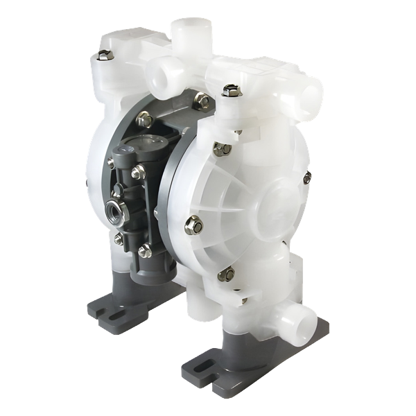 MacNaught Max Flow AODD Pumps: M-DDP13PN-02 | 1/2" Polypropylene