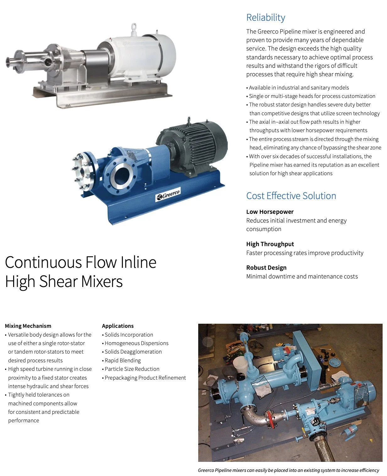 High Shear Pipeline Mixers (view 2)