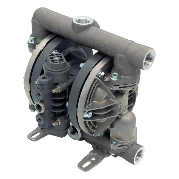 MacNaught Max Flow AODD Pumps: M-DDP25AN-02 | 1" Aluminum