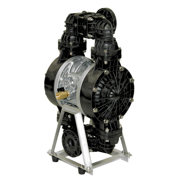 MacNaught Max Flow AODD Pumps: M-DDP38VT-02 | 1-1/2" CARBON-FILLED PVDF
