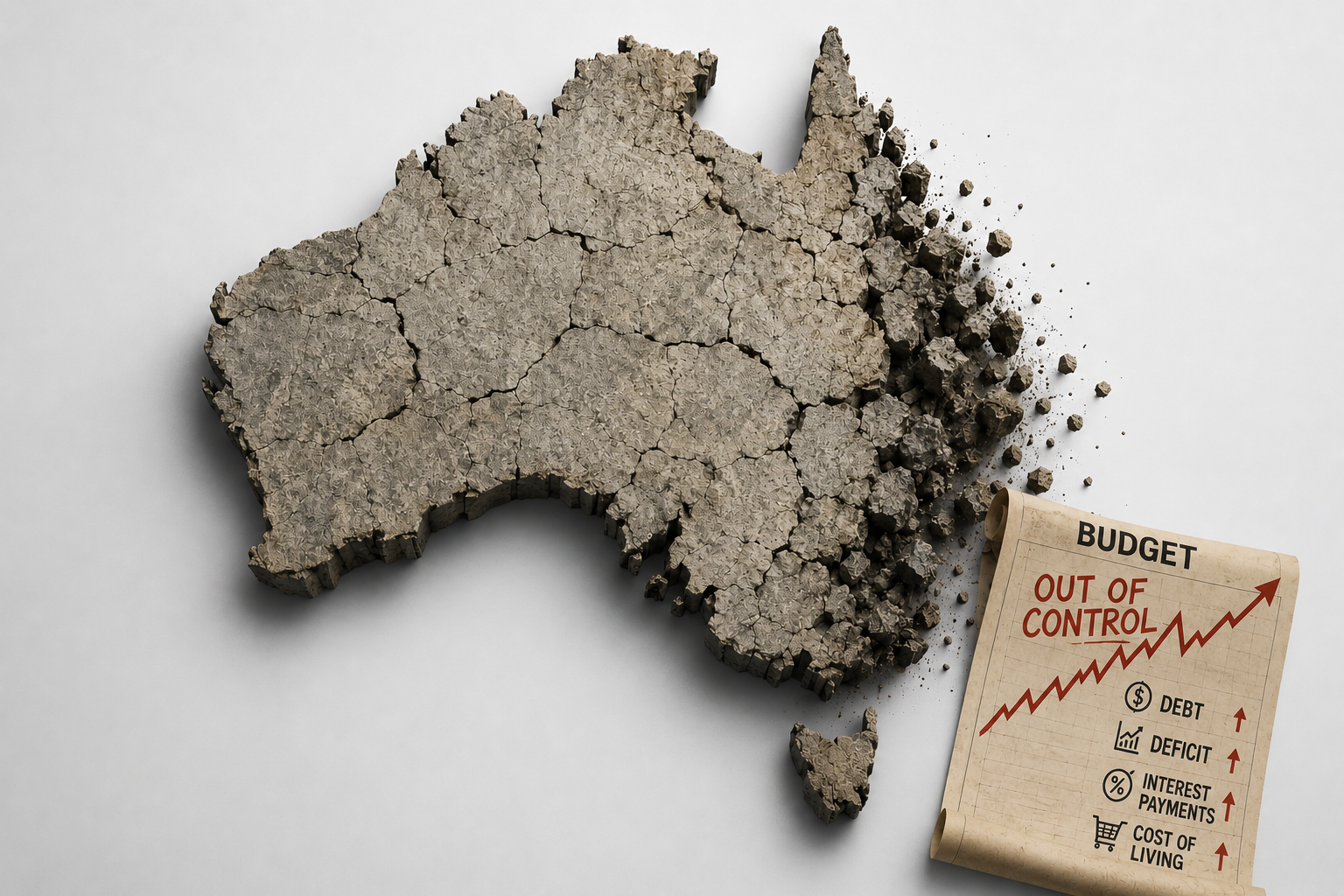 The economy Labor built: A Budget out of control, leaving you with the bill