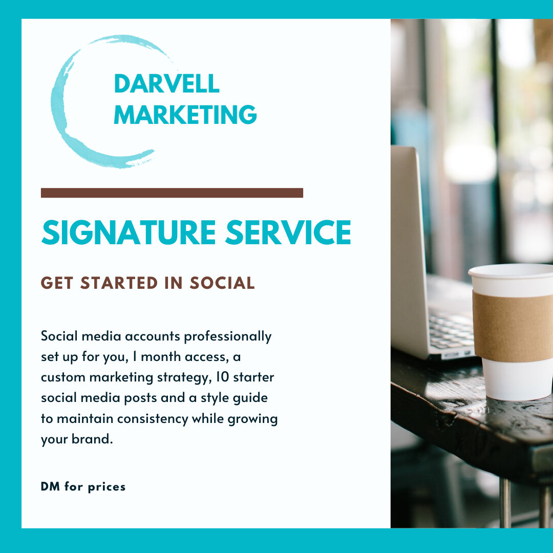 Are you looking to start using social media in your business but don't know how? I can help with that! With my signature service &quot;Get Started On Social&quot;, we can work together to increase your online visibility and build your marketing found