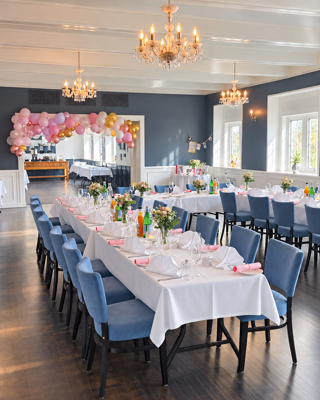 Lokale pyntet til bursdag - Strand Restaurant