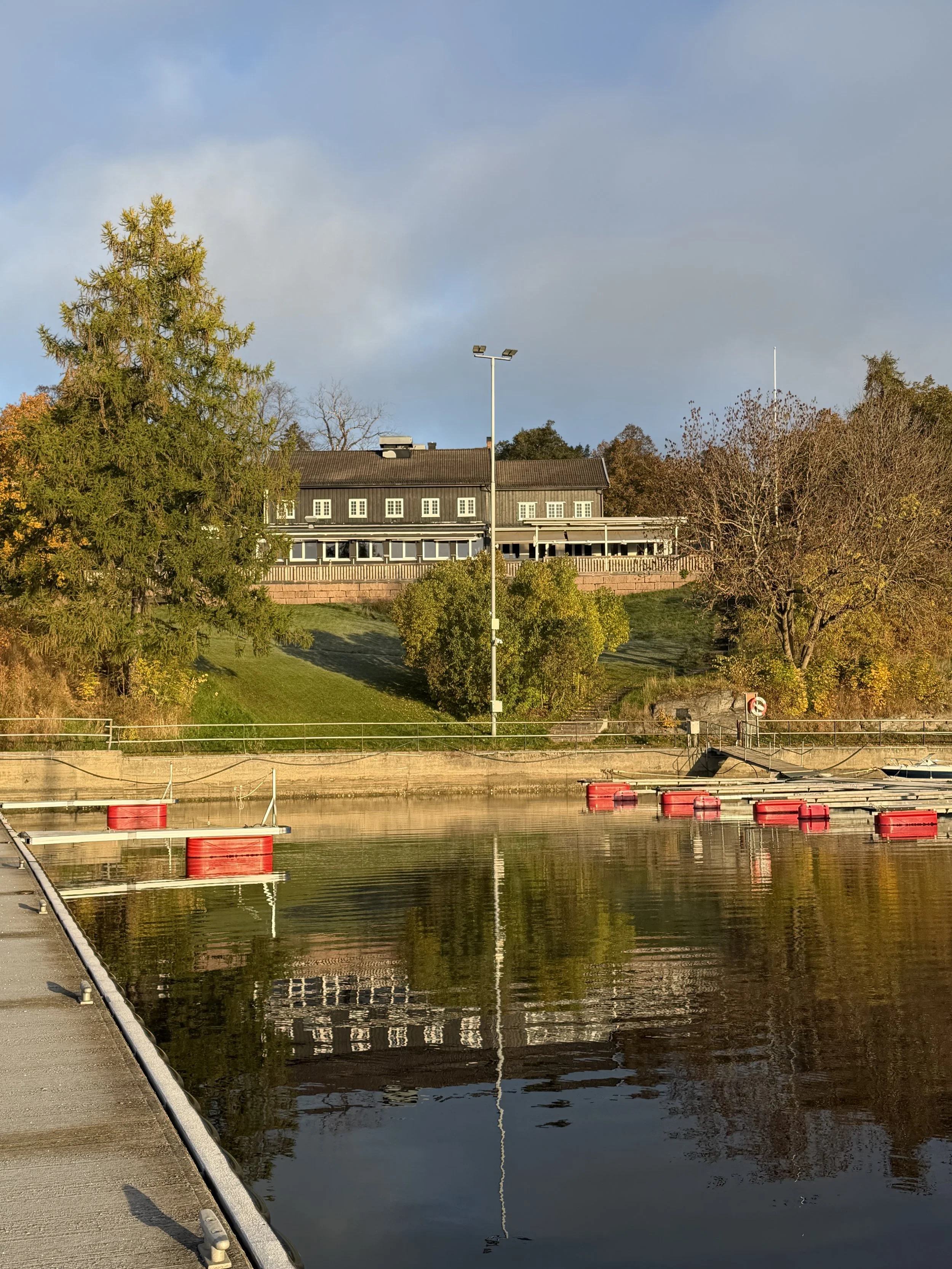 Strand restaurant sett fra Sjøsiden