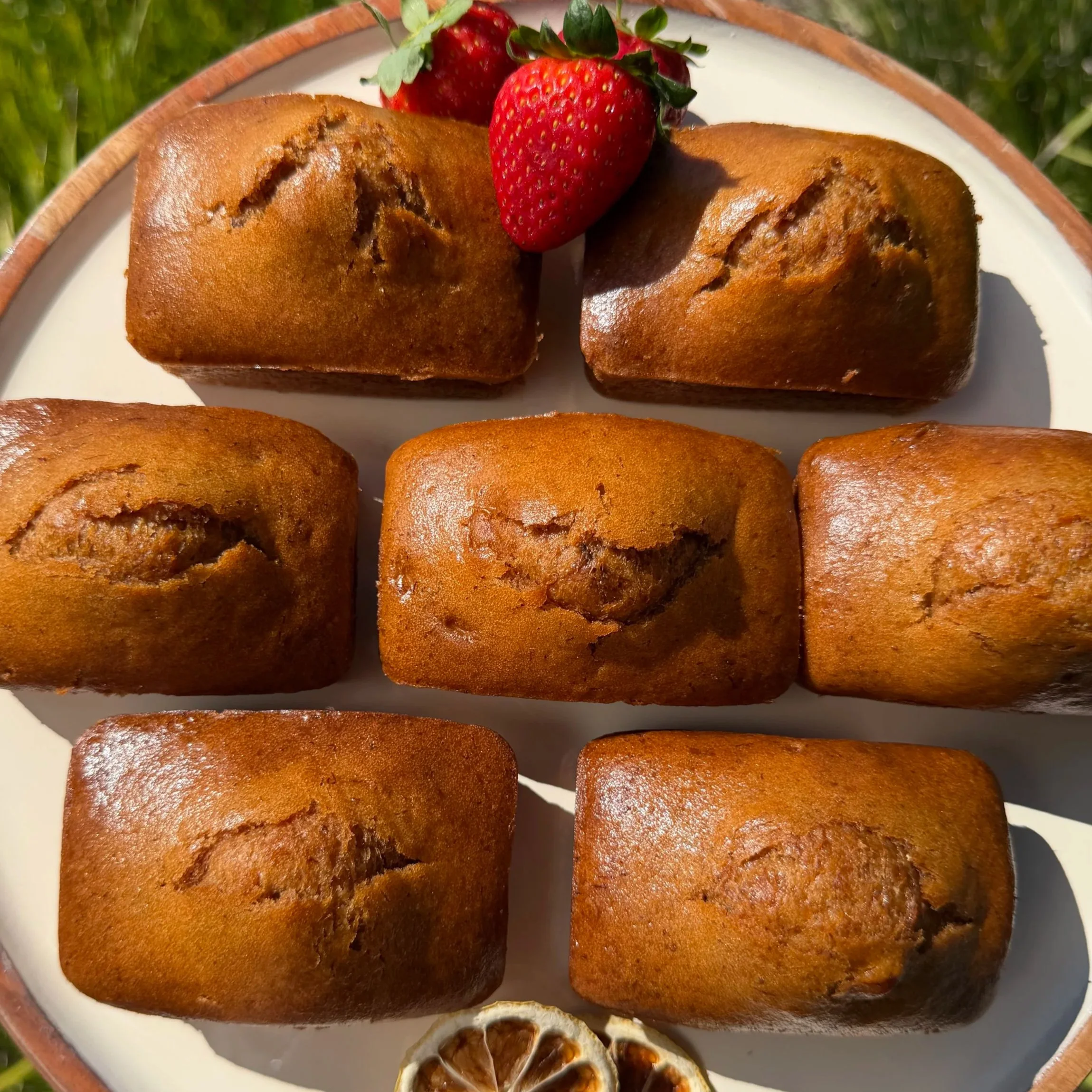 Freshly Baked Mini Banana Bread Loaf