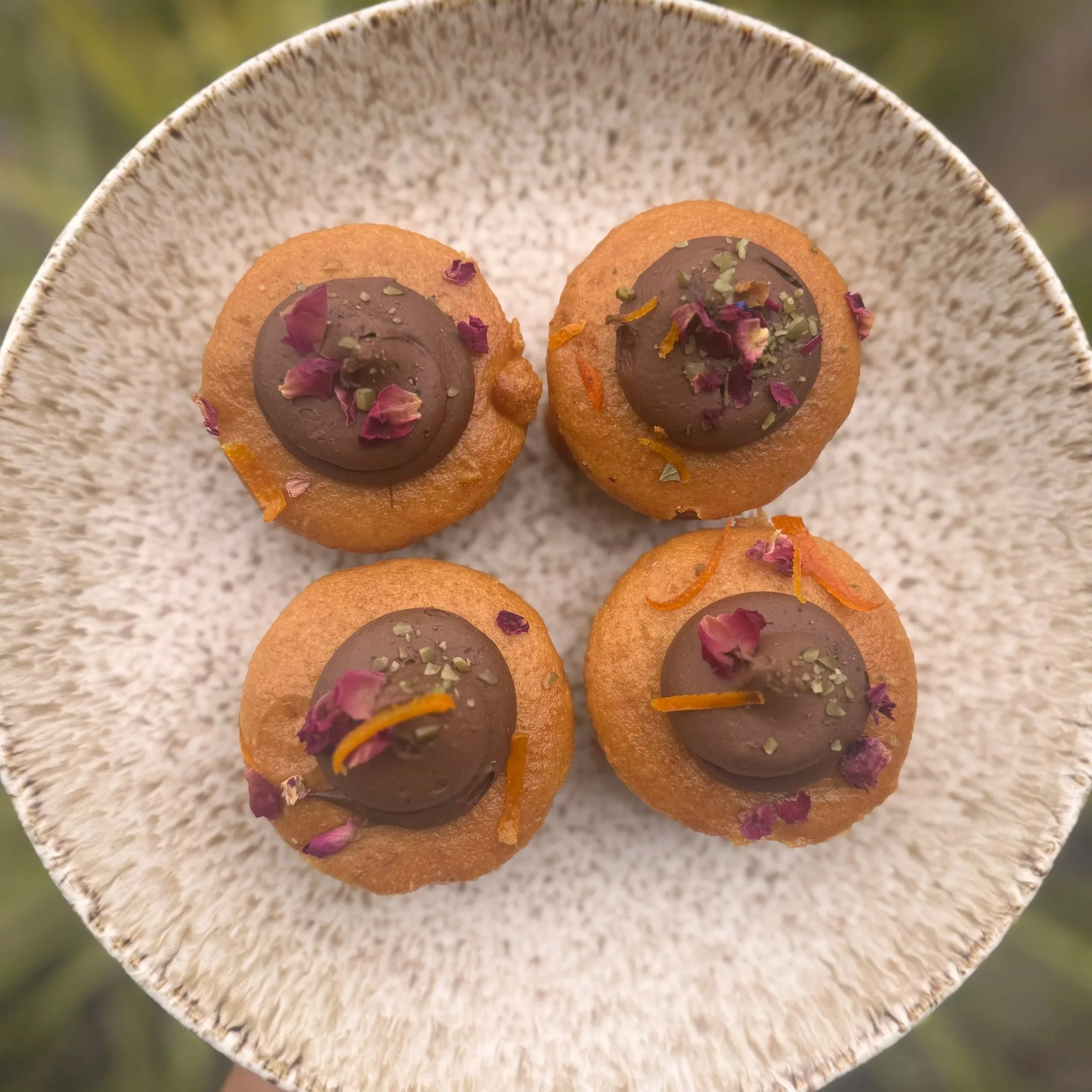 GF + GF VEGAN Mini Tarts and Cakes