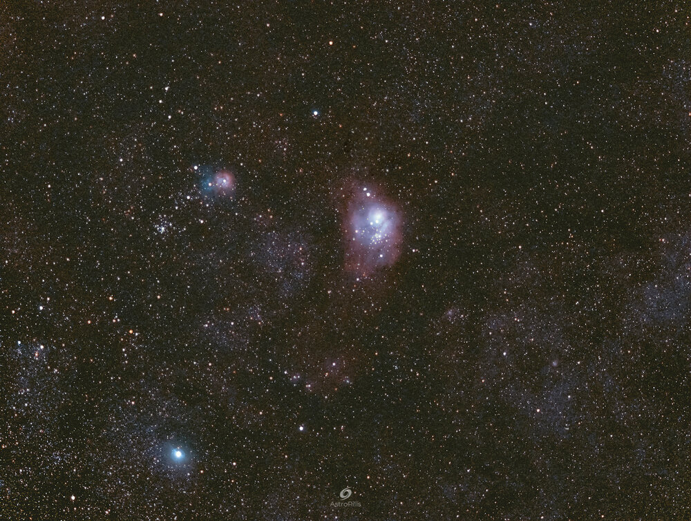 Lagoon &amp; Trifid Nebulae