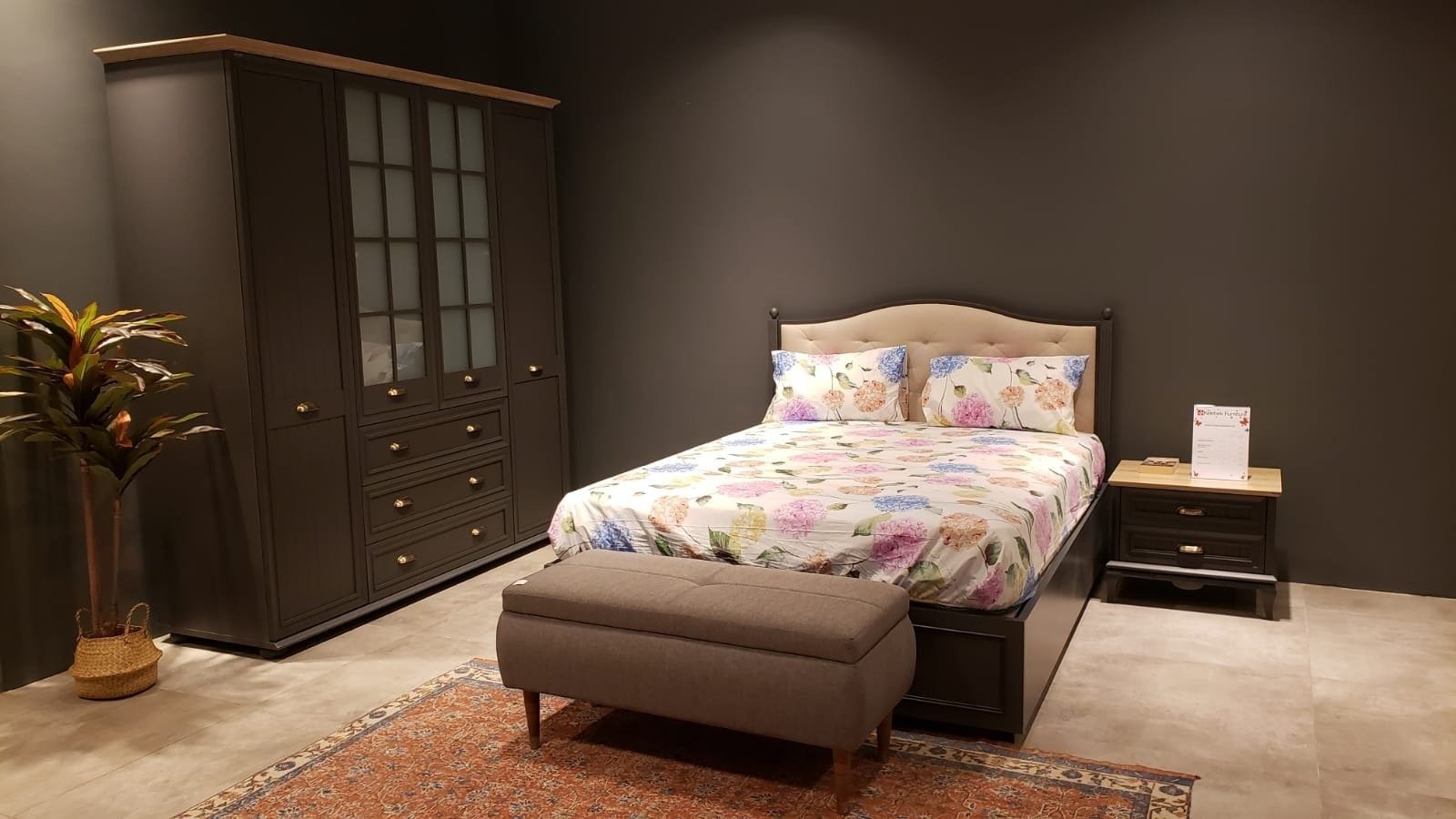 Angelic Dark Bedroom Set