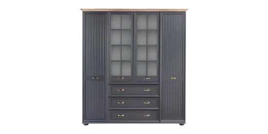 Angelic Dark 4 Door Wardrobe