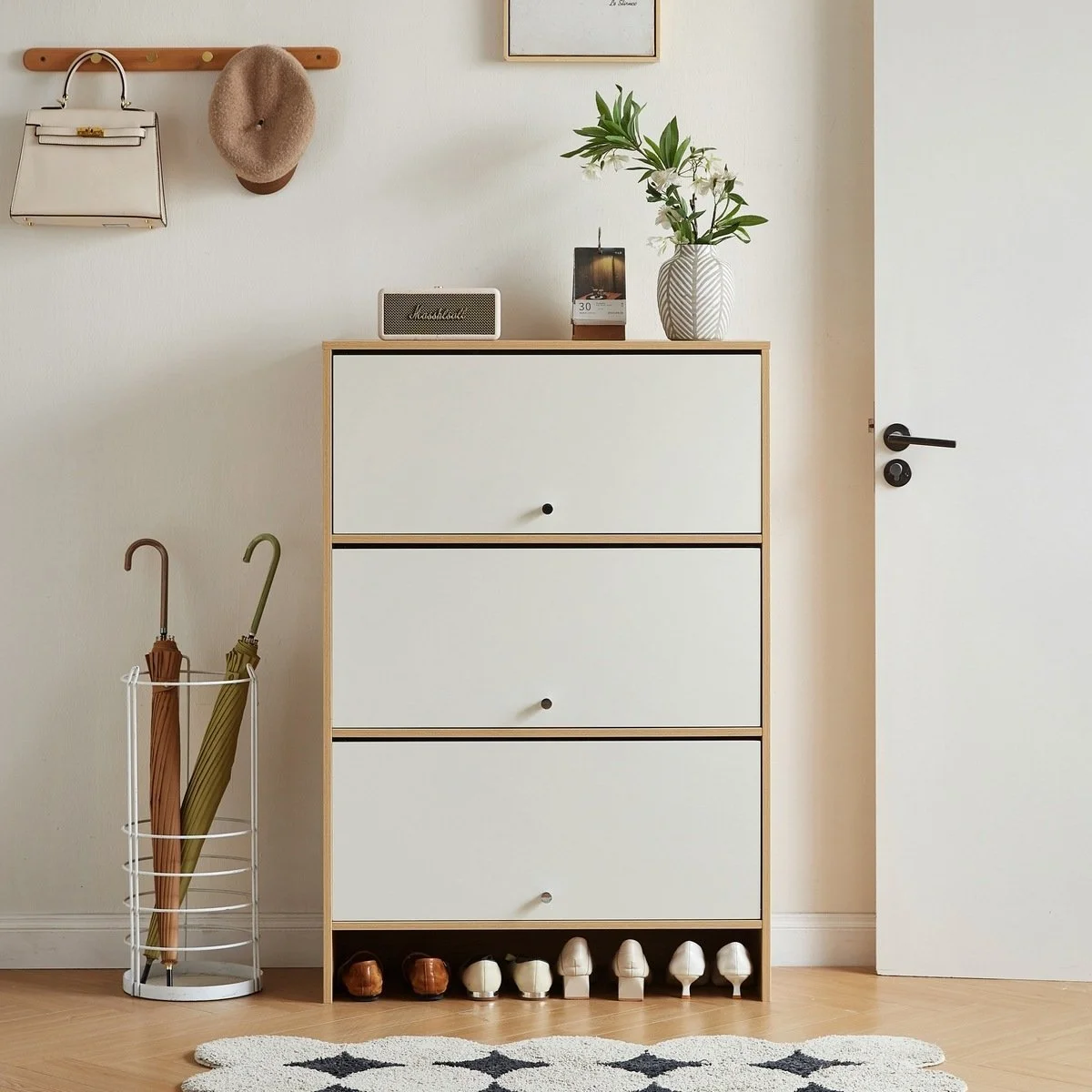 Odel 3 Door Shoe Cabinet 60 cm