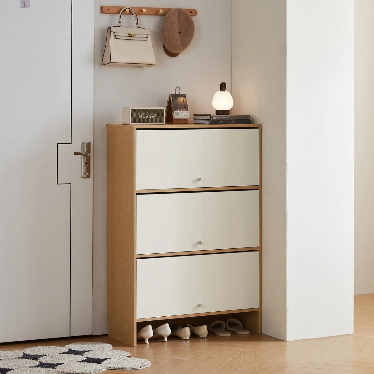 Odel 3 Door Shoe Cabinet 80 cm