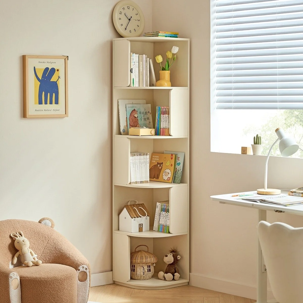 Kosmo Corner Bookcase