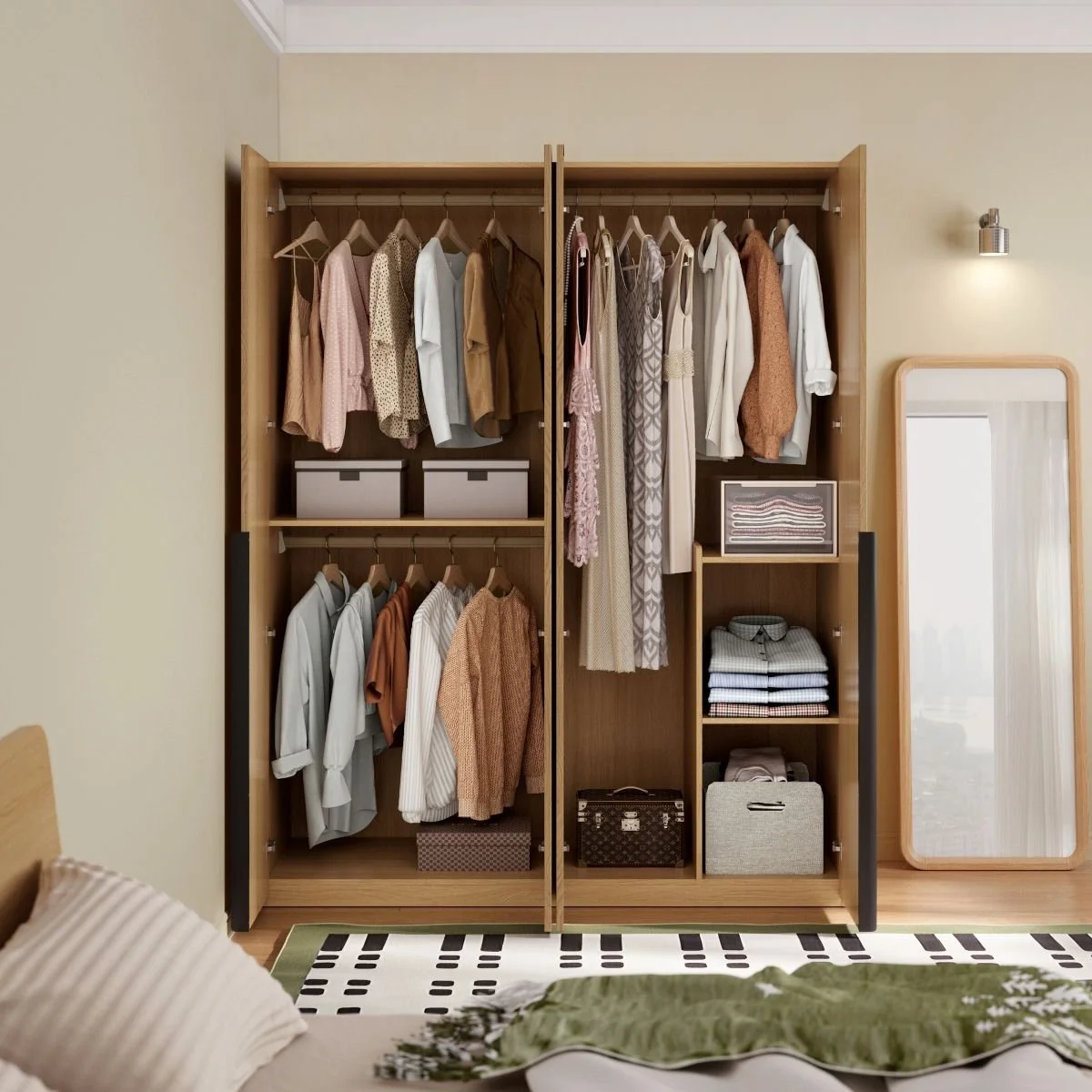 Uruguay 4 Door Wardrobe UE1D-A (4).jpg