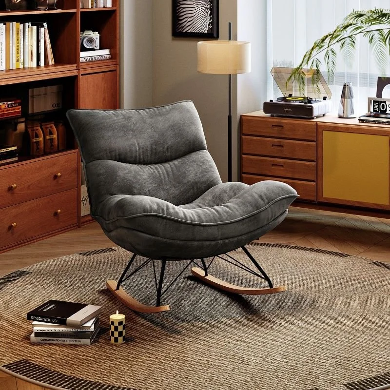 Asimex Living. Transform Your Home - Flor Rocking Chair Dark Grey