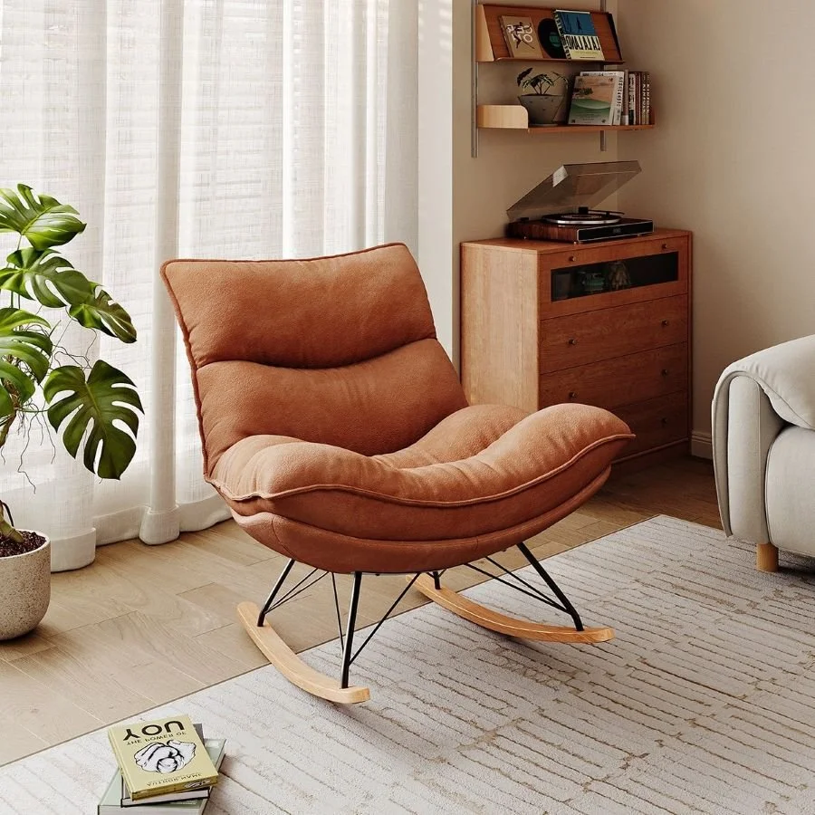 Asimex Living. Transform Your Home - Flor Rocking Chair Orange