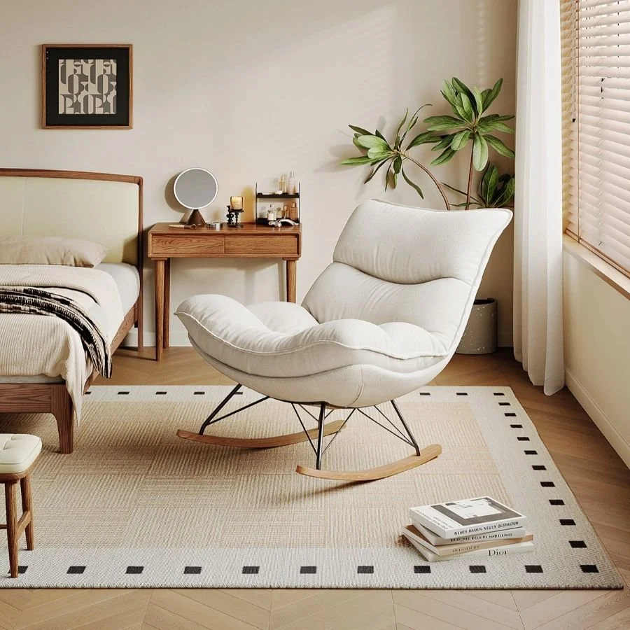 Asimex Living. Transform Your Home - Flor Rocking Chair White