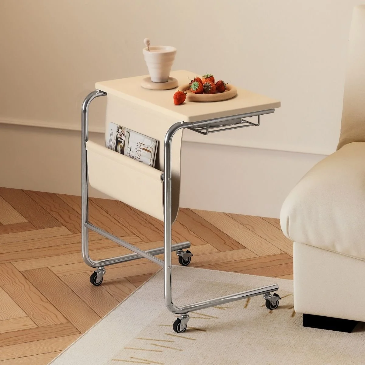 Branden Side Table White