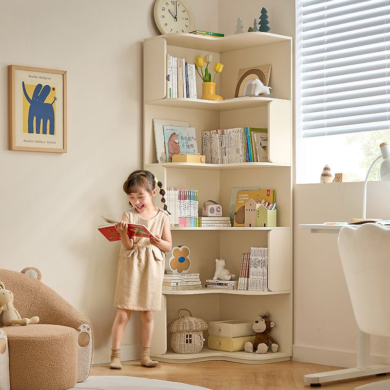 Kosmo Corner Bookcase 60cm KN6X-B (2).jpg